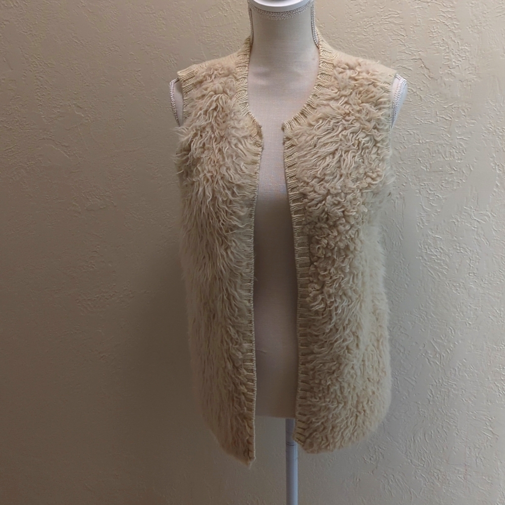 Faux fur vest